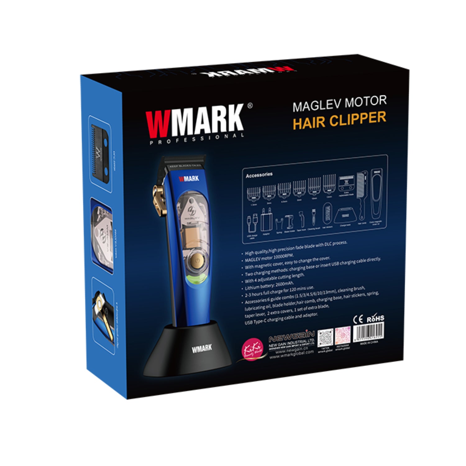 Recortadoras - Maquina Cortadora Wmark Profesional NG-9004 10000RPM