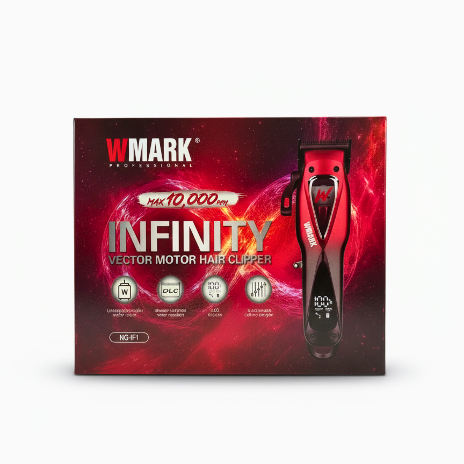 Máquina Cortapelo Profesional Wmark NG-IF1 con Motor Infinity Vector 10000RPM