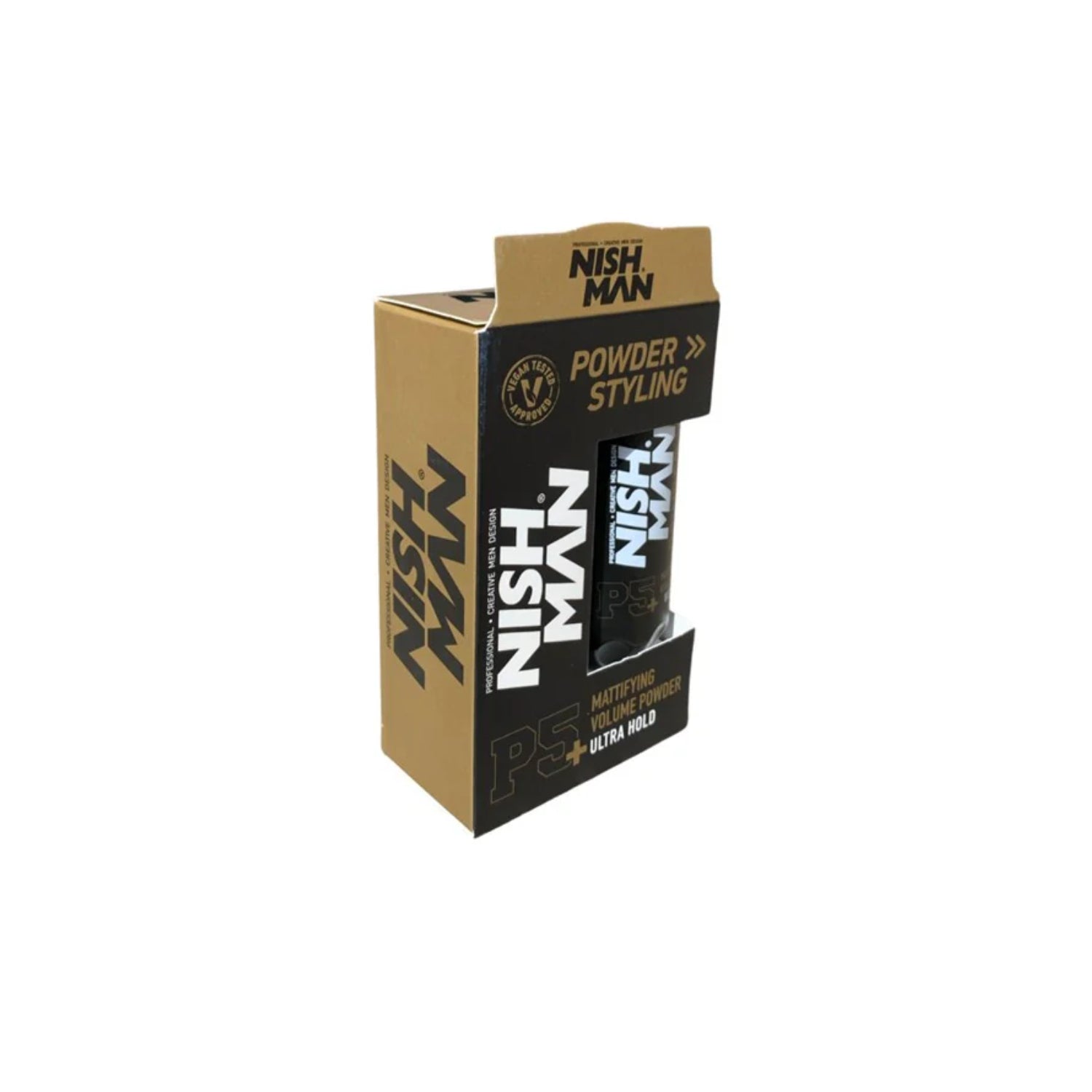 Fijadores Para El Cabello - Nishman Polvo Para Peinar Texturizante P5 Ultra Hold 20g