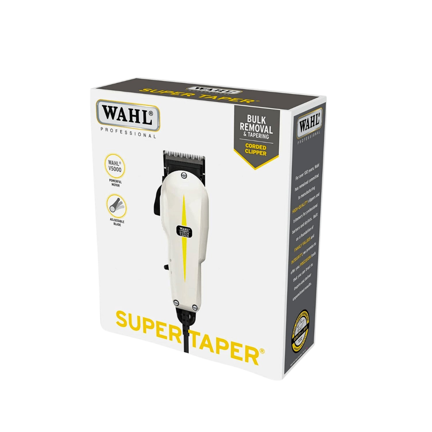 CORTAPELO PROFESIONAL - Cortadora De Pelo Wahl Professional Super Taper Blanca 220V