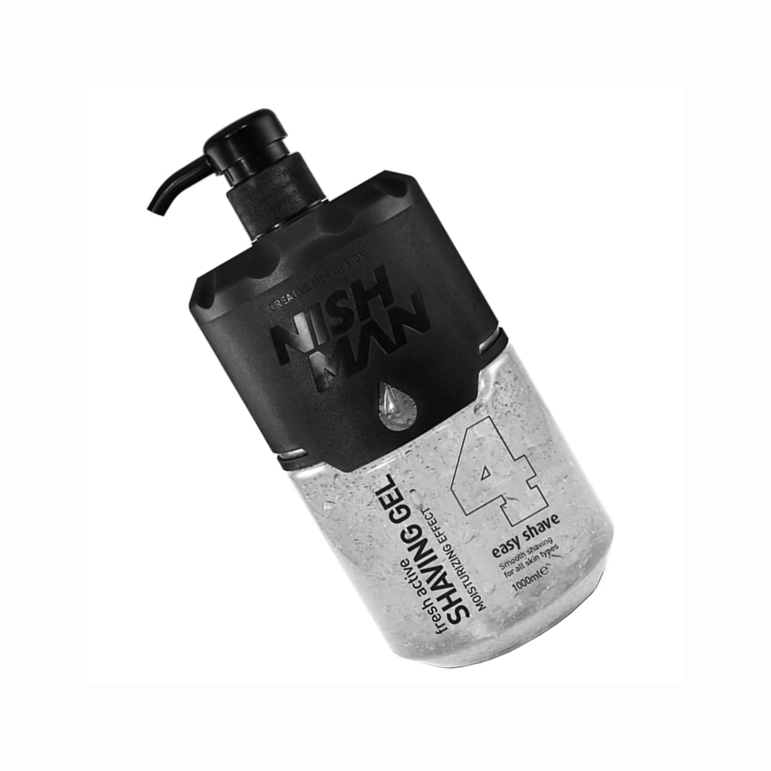 Accesorios Afeitado - Shaving Gel NishMan Easy Shave 4 Silver Gel De Afeitar