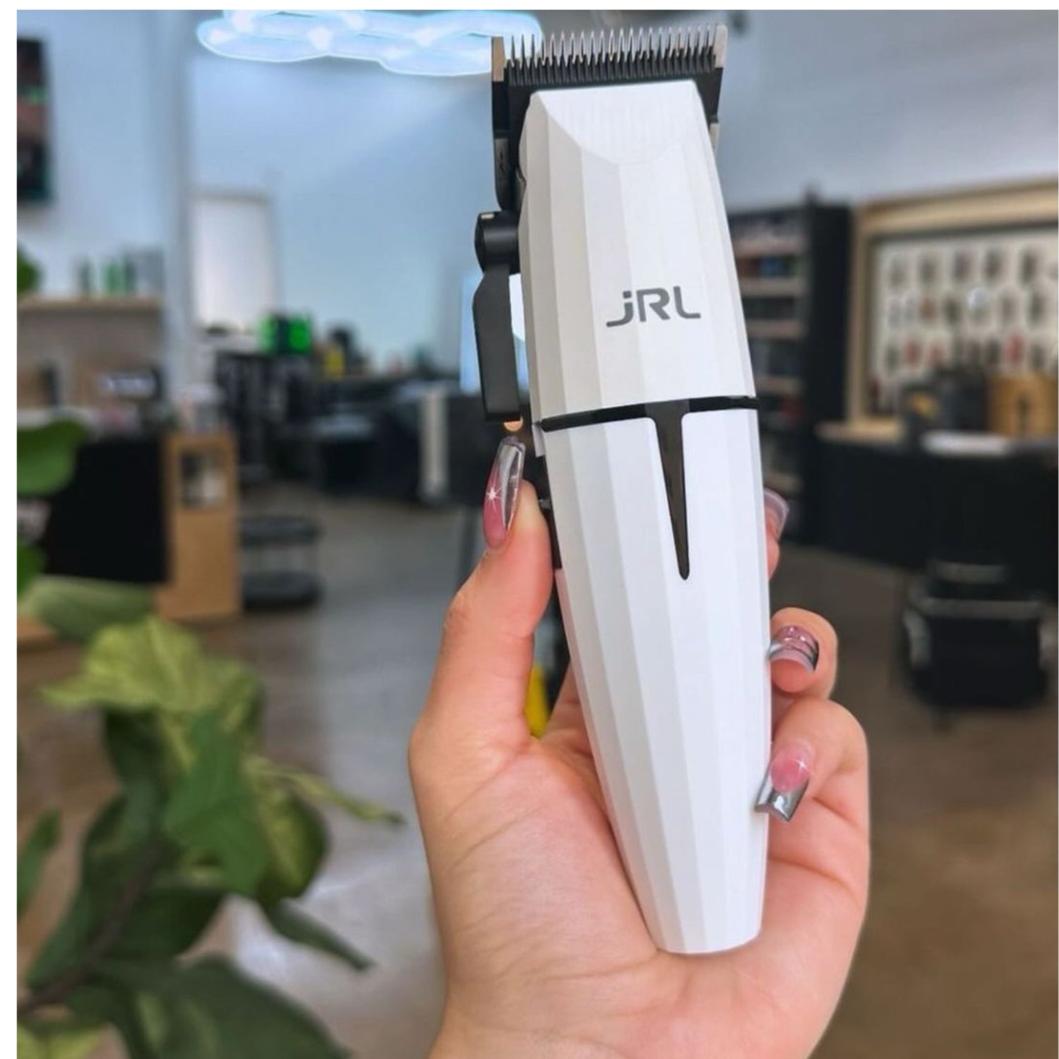 CORTAPELO PROFESIONAL - Cortadora Inalámbrica Profesional JRL Onyx Clipper Blanco