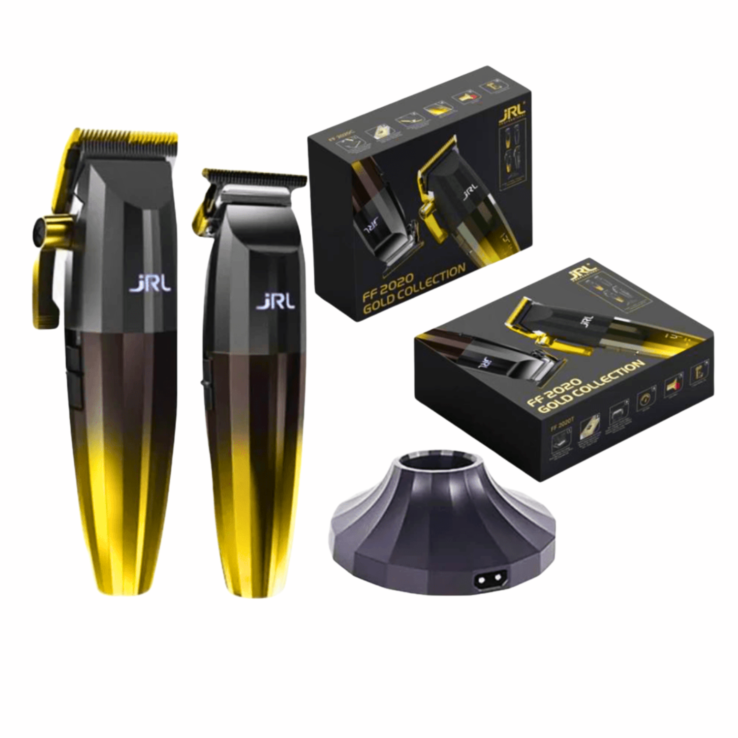 Combo JRL Clipper con Carga Gold Edición y Motor Silencioso - siemprecompra