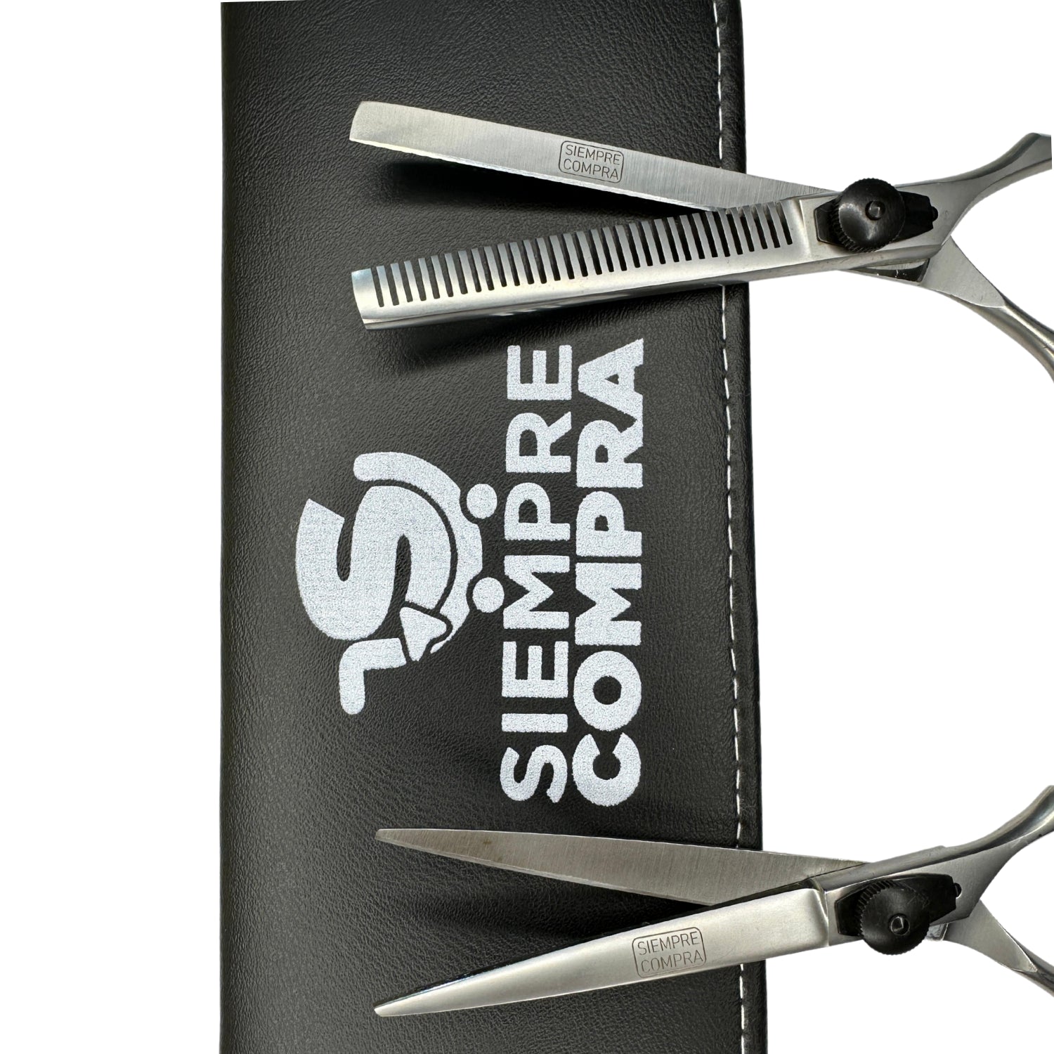 CORTAPELO - Juego De Tijeras Siempre Compra Profesional Filo Navaja Y Esculpidora 6 Plateada
