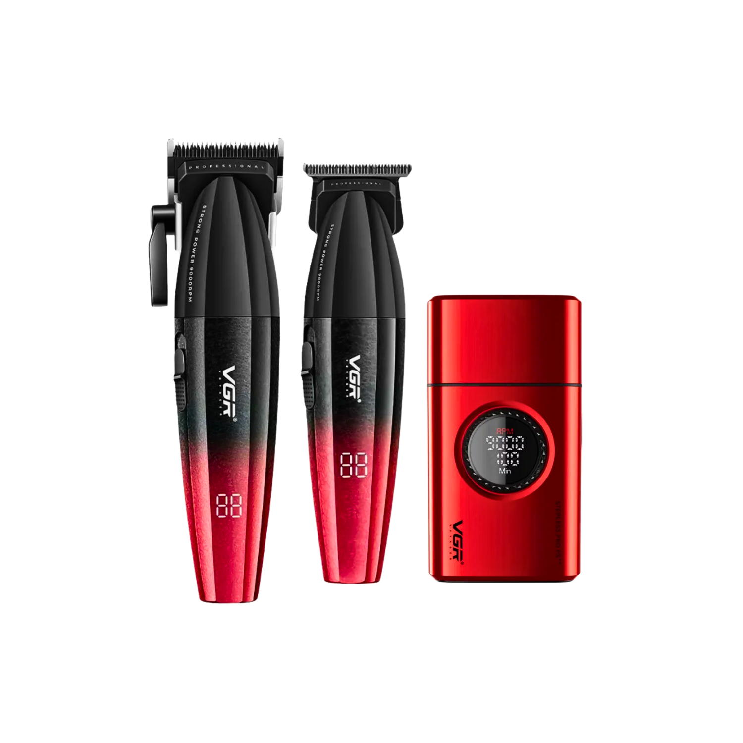 Barber Combo VGR V640 Cortapelo,Patillera y Afeitadora 9000RPM