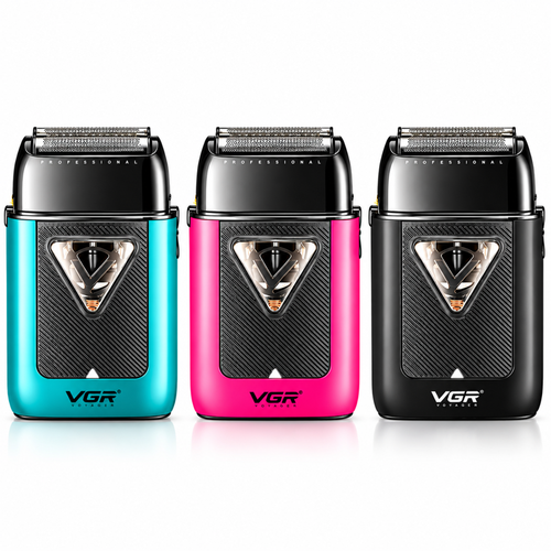 Afeitadora Profesional VGR V-035S Shaver con Tapa UV Antibacteriana