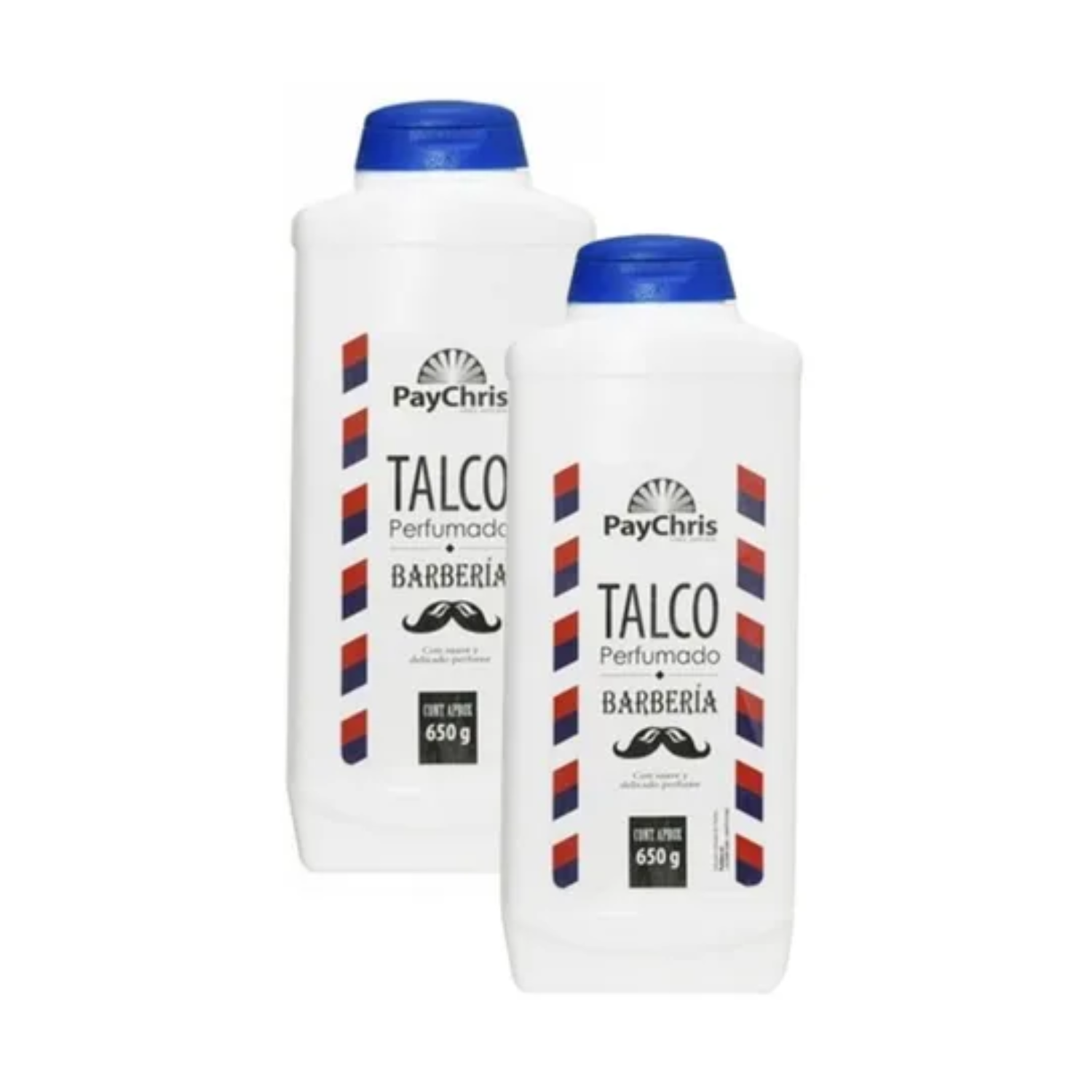 Talco Perfumado Para Barberia 650g Suave Y Delicado Perfume