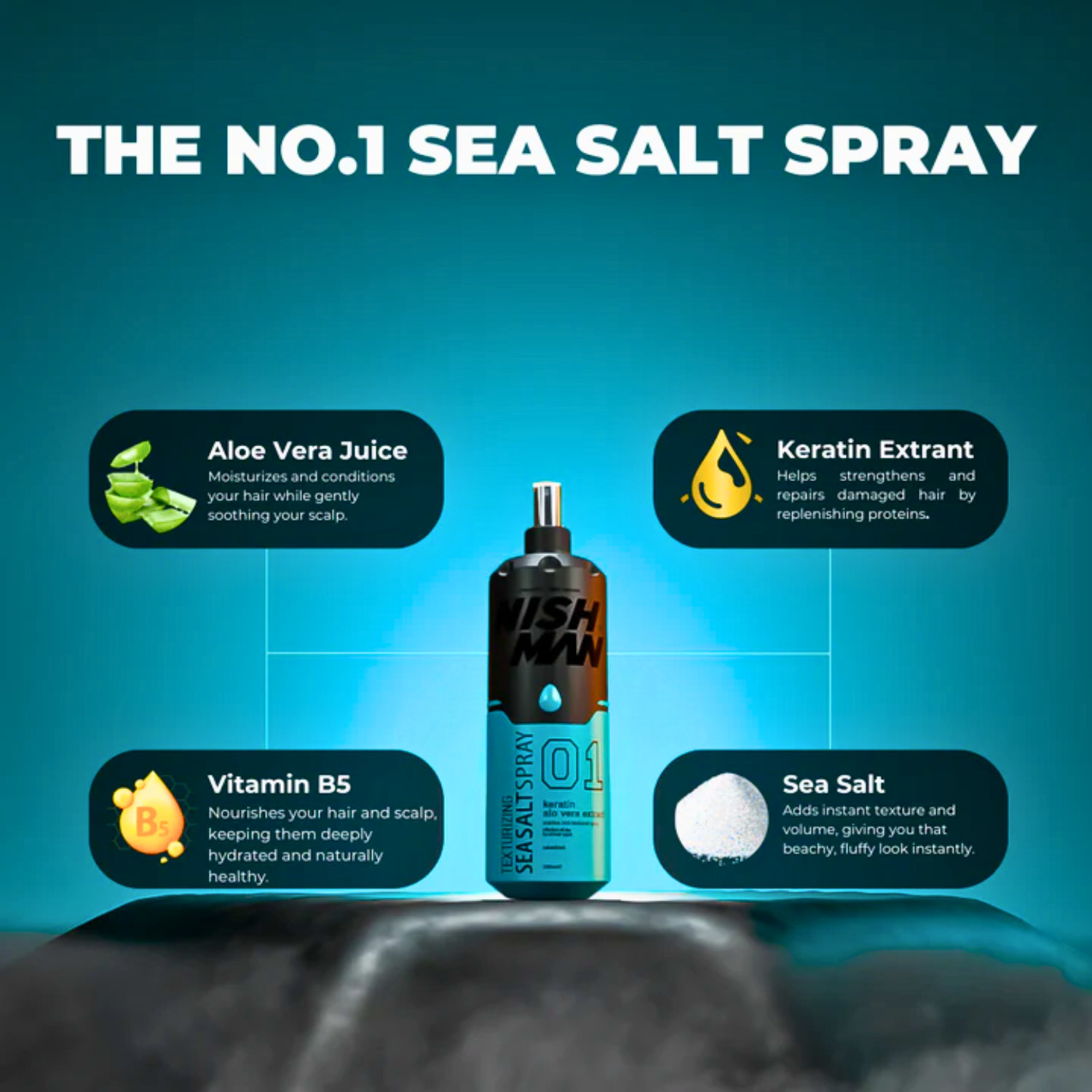 Nishman Fijador Texturizador Sea Salt Spray 200ml