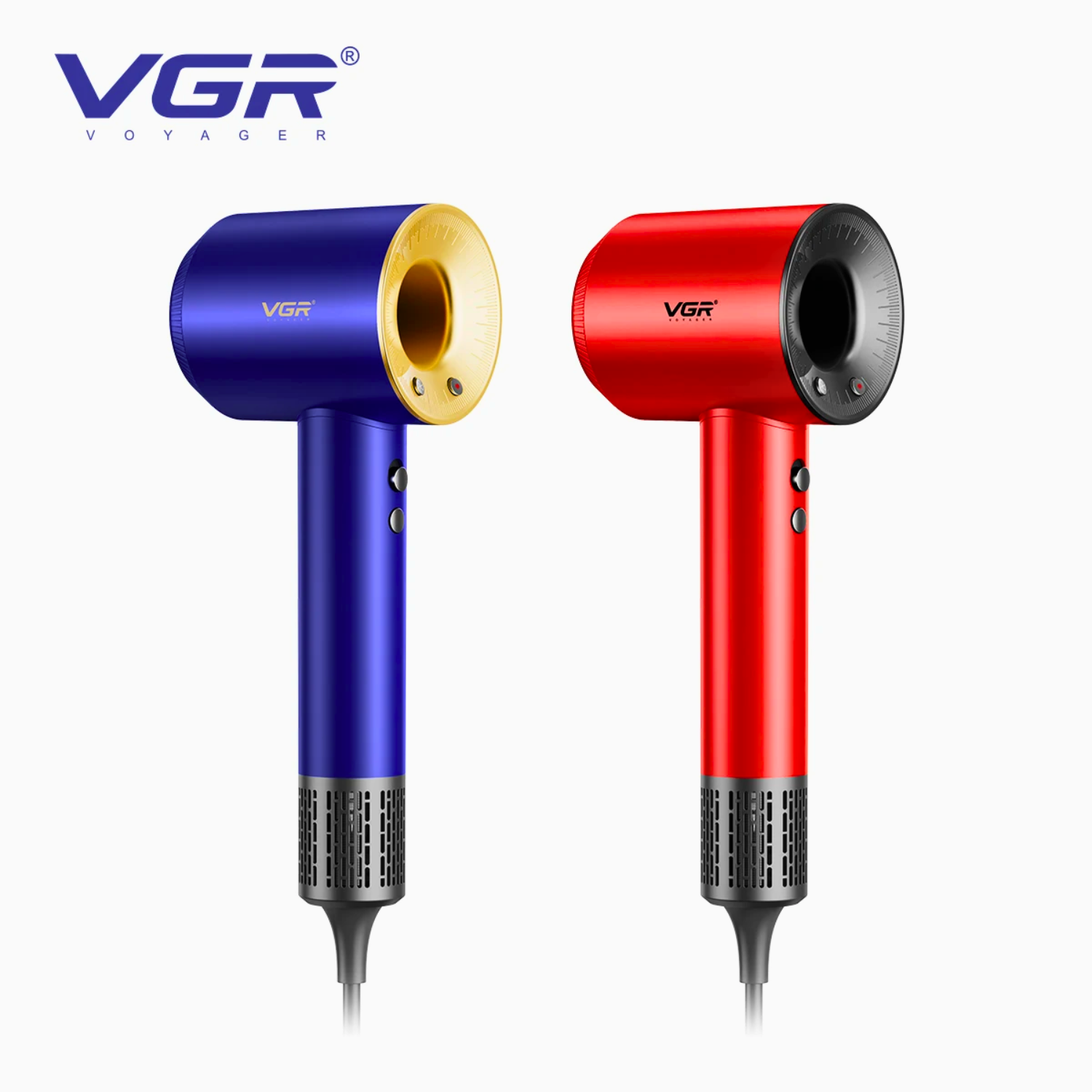 Secador De Pelo VGR Profesional V-445 110000rpm ROJO