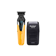 Combo Kemei Trimmer Kemei 1572 + Shever Kemei 1102 Negro