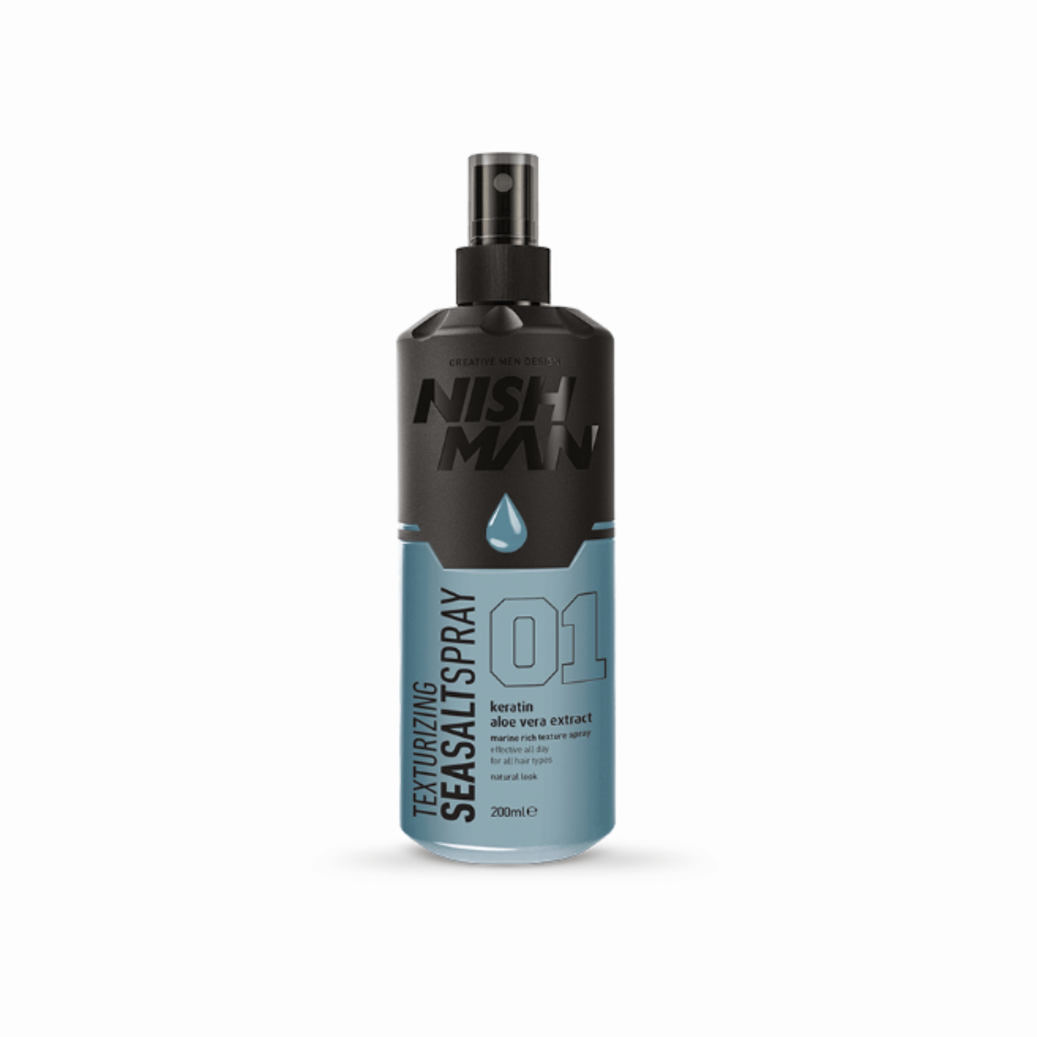 Fijadores Profesionales Para El Cabello - Nishman Fijador Texturizador Sea Salt Spray 200ml