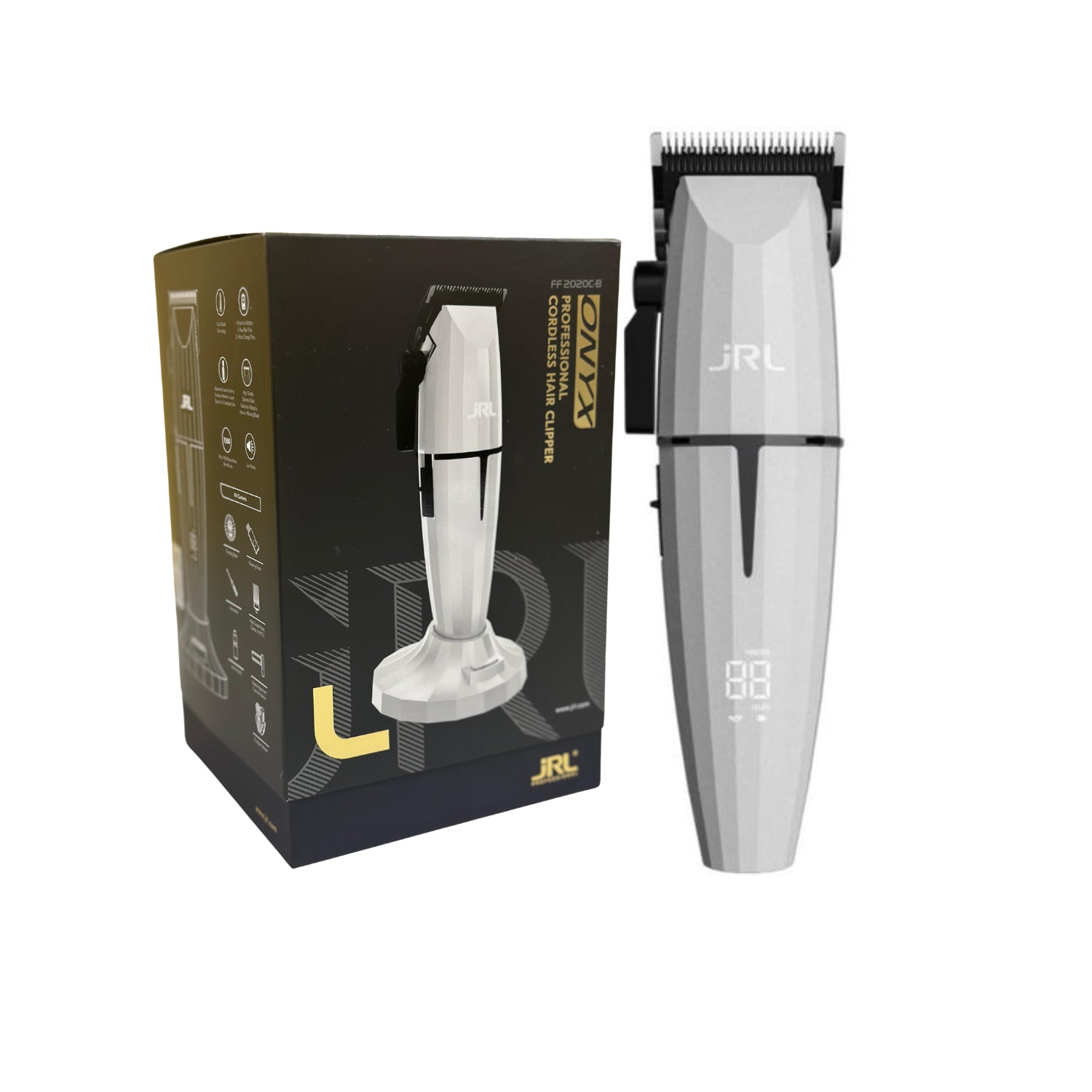 CORTAPELO PROFESIONAL - Cortadora Inalámbrica Profesional JRL Onyx Clipper Blanco