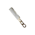 Peineta De Aluminio Con Mango Para Barbería Fade Y Corte