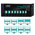 Set De 8 Peines Metálicos Profesionales VGR V-891 Para Clipper