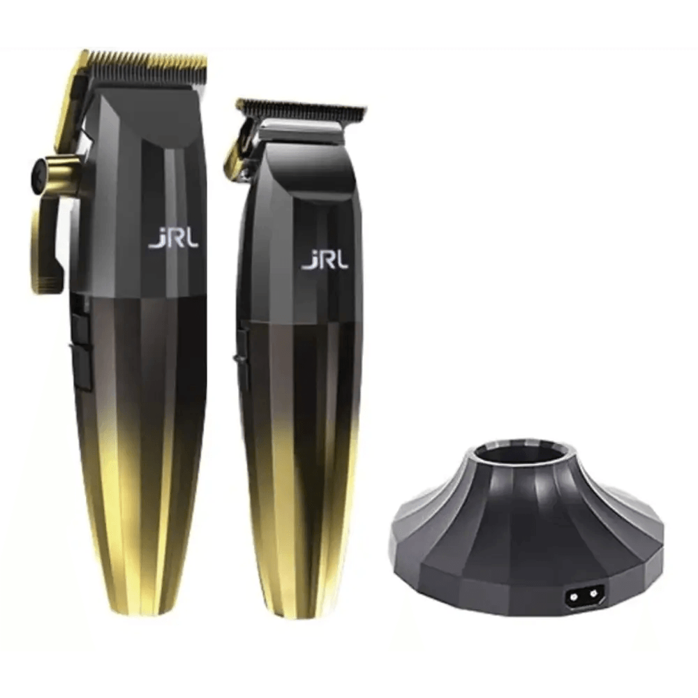 CORTAPELO PROFESIONAL - Combo JRL Clipper Con Carga Gold Edición Y Motor Silencioso