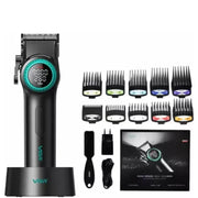 Cortapelo VGR001 clipper profesional inalámbrico con pantalla digital y accesorios