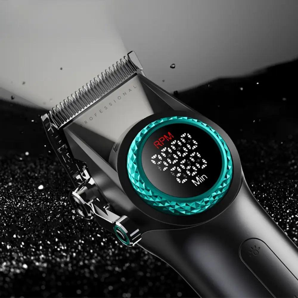 Cortapelo VGR001 clipper profesional inalámbrico con pantalla digital y diseño moderno