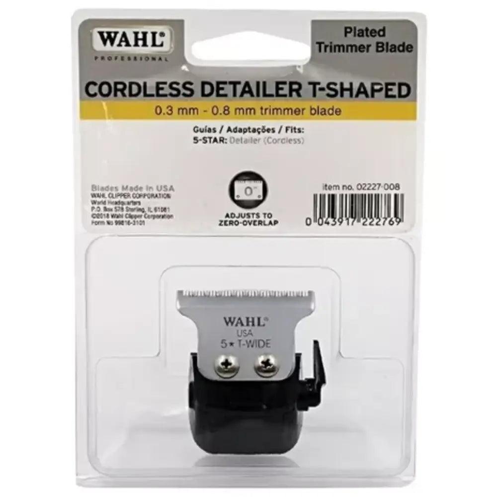 Cuchilla Wahl Detailer Cordless 2227 con hoja T en paquete de venta al por menor
