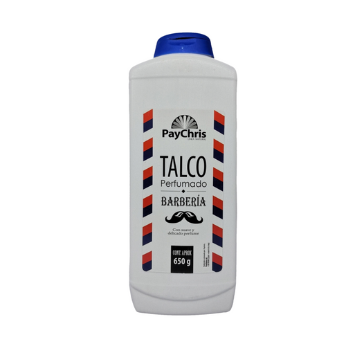 Talco Perfumado Para Barberia 650g Suave Y Delicado Perfume