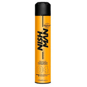Laca NishMan Pro Styling Hair Spray 04 Extra Duro 400 ML - Fijadores para el Cabello