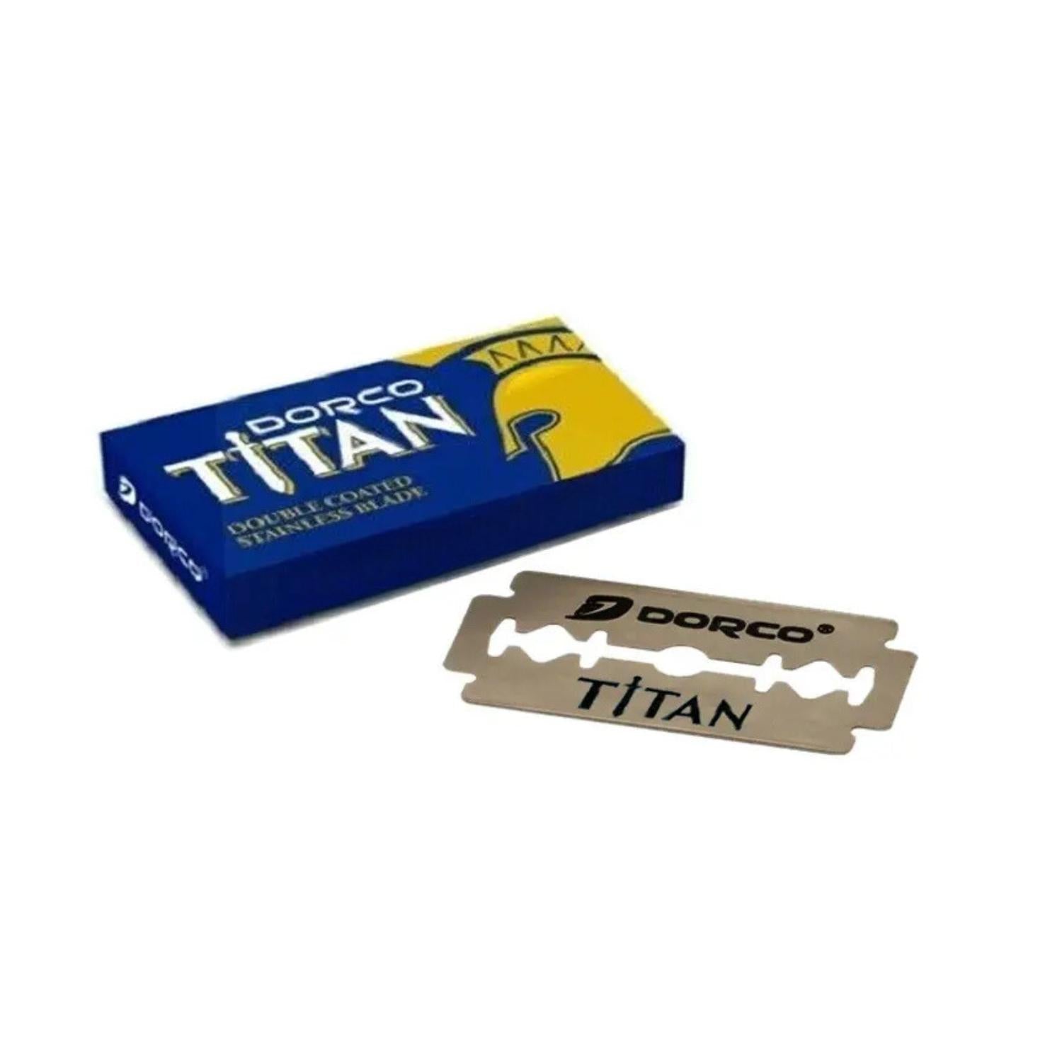 Hojas de Afeitar Doble Filo Dorco Titan 200 Unidades