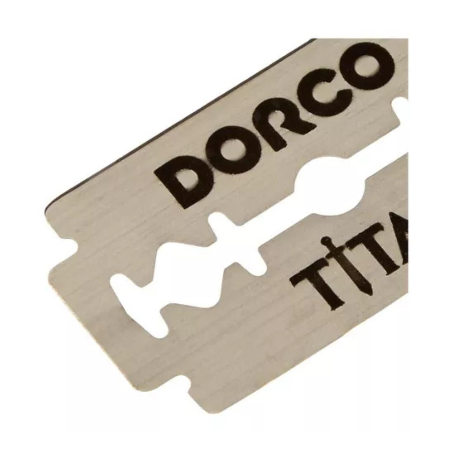 Hojas de Afeitar Doble Filo Dorco Titan 200 Unidades