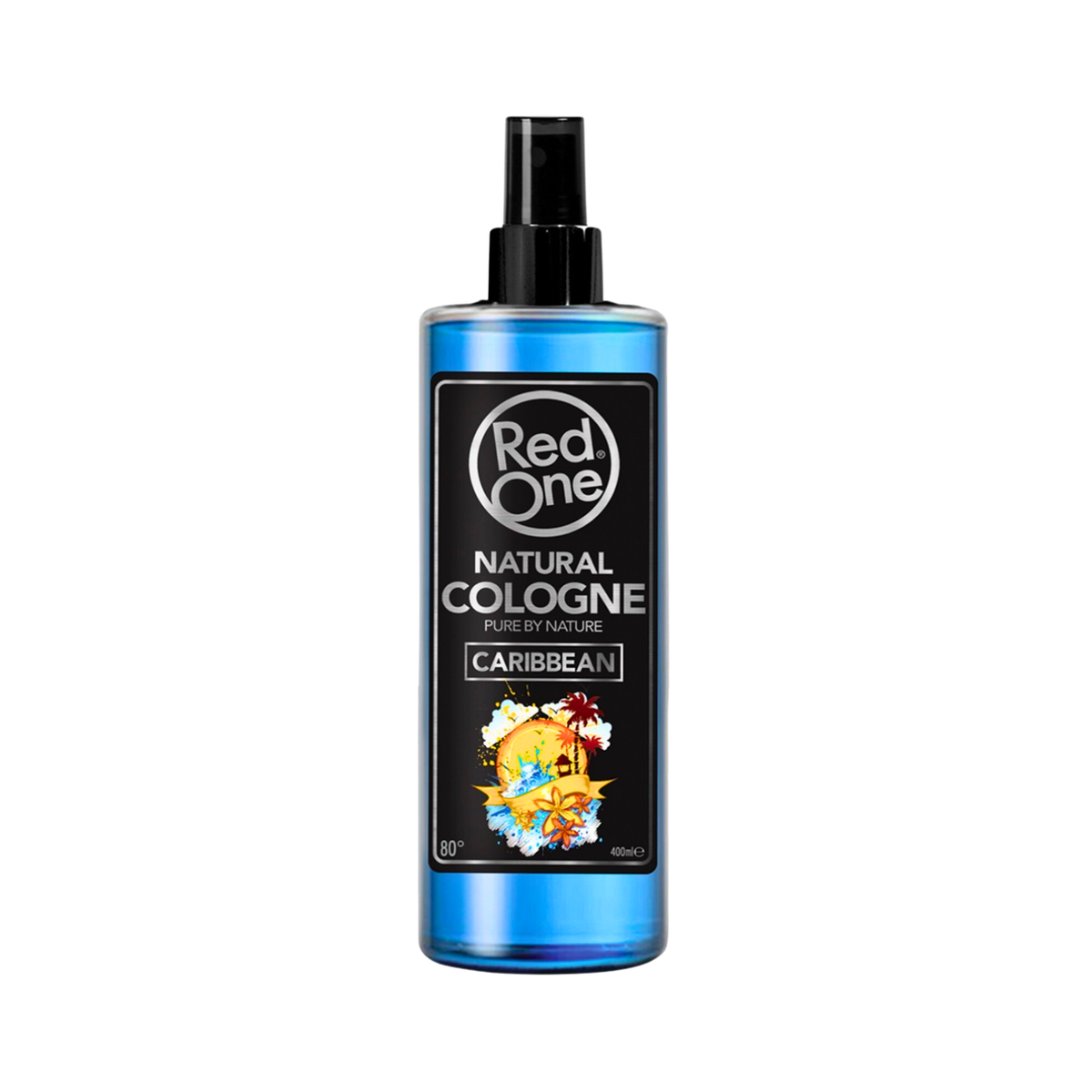 Red One After Shave Cologne Caribbean 400 ml crema-colonia after shave para barbería en Chile
