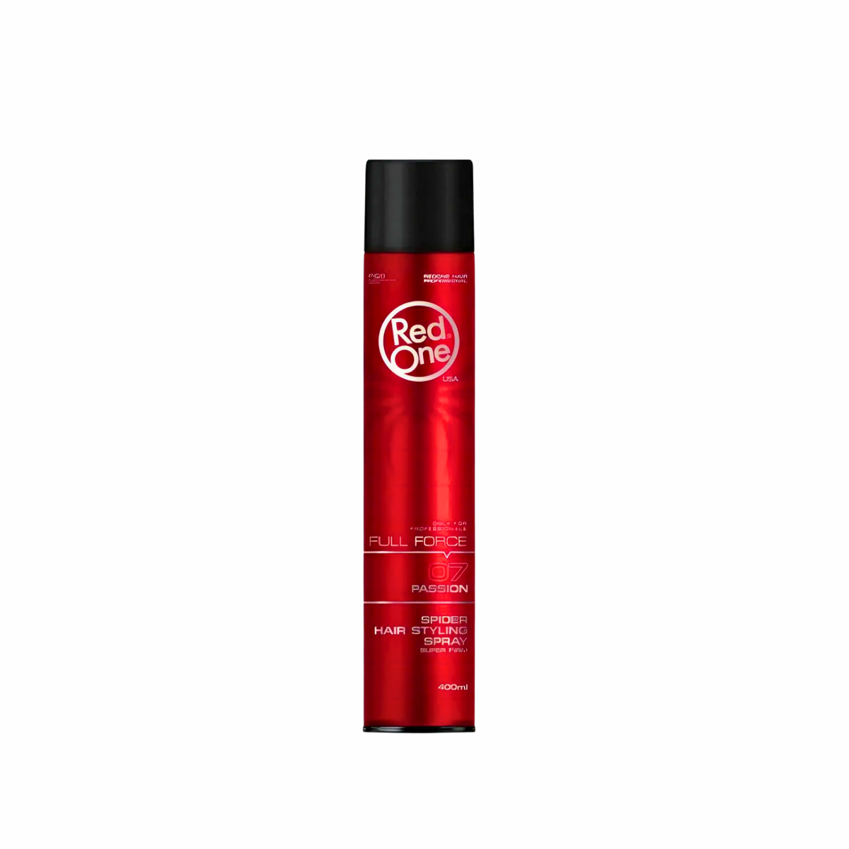 Laca Red One Passion 07 Spider 400 ml, spray fijador capilar profesional, Chile