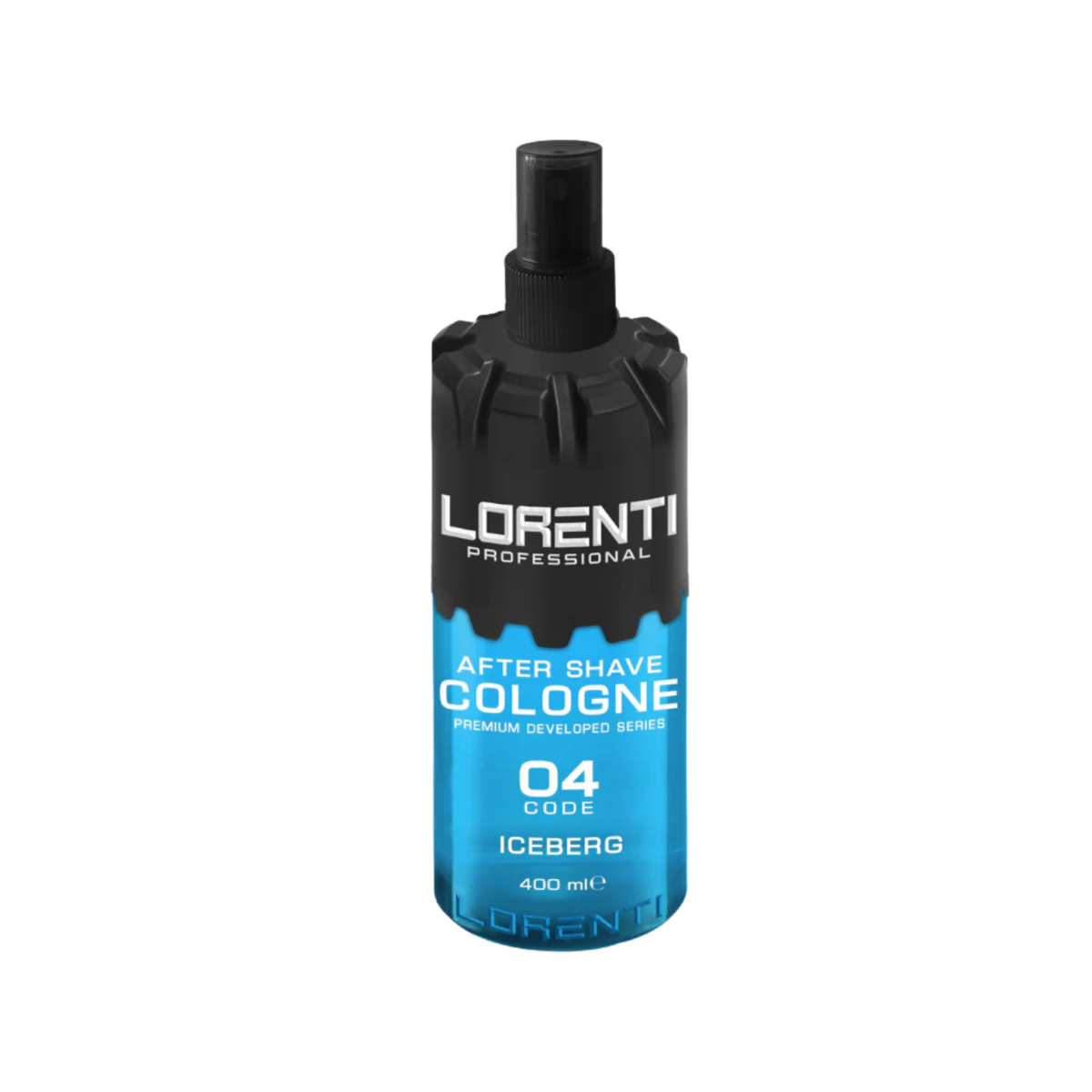 After Shave Colonia Lorenti Profesional Iceburg 04 de 400 ml, loción post-afeitado fresca, Chile