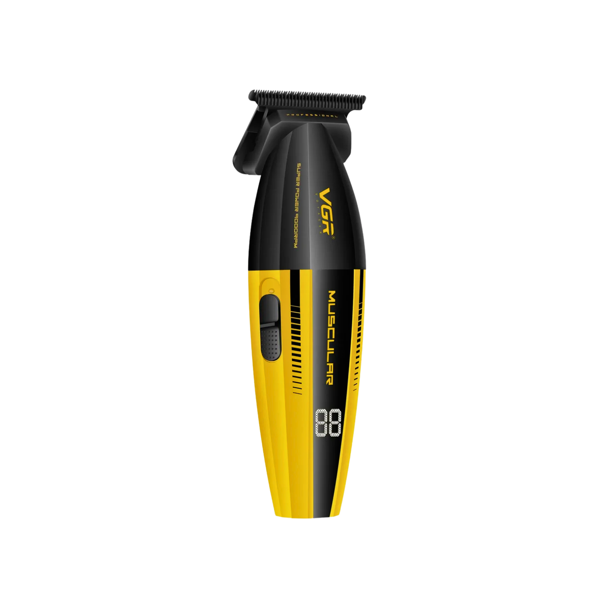 Trimmer VGR V-285T Muscular profesional de 9000 RPM con pantalla LED para barbería en Chile