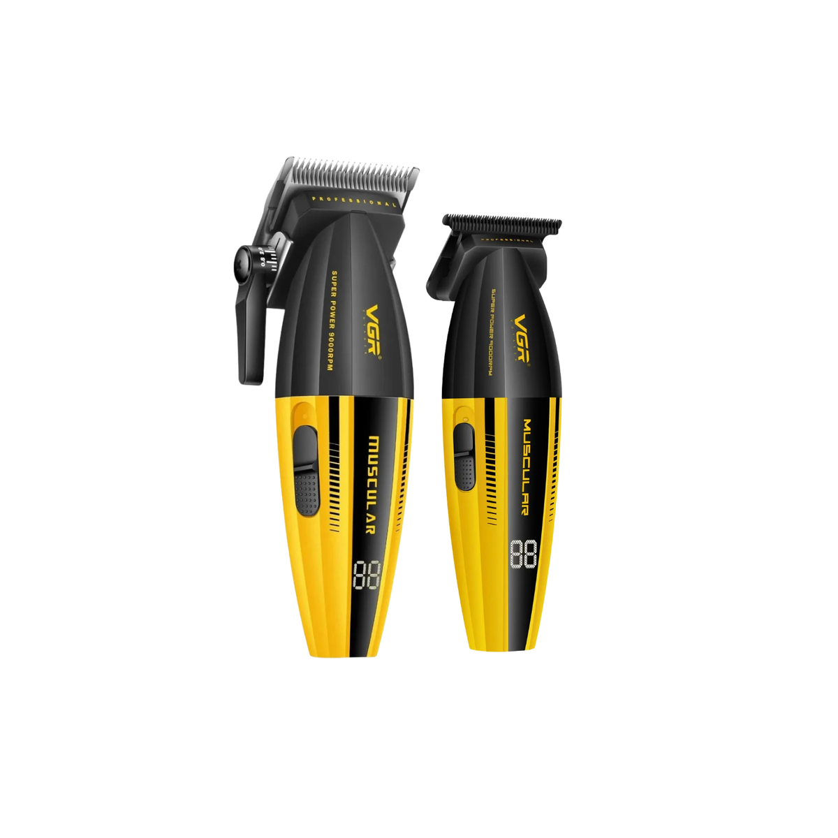 Barber Combo VGR Muscular V-285 clipper y V-285T trimmer profesional 9000 RPM en Chile