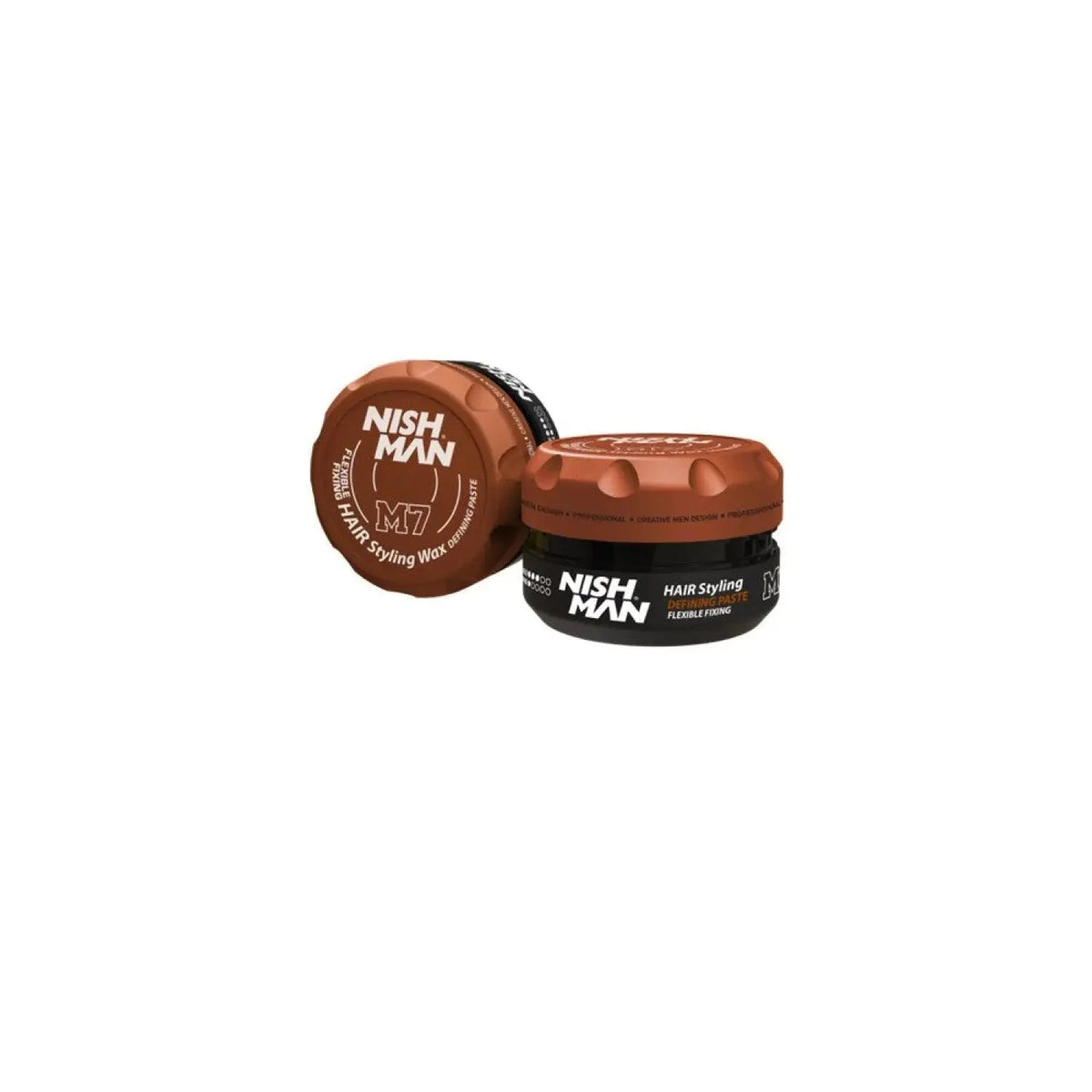 Nishman M7 Pasta Definidora Matte Flexible 100 ml, pasta de peinado con fijación media disponible en Chile