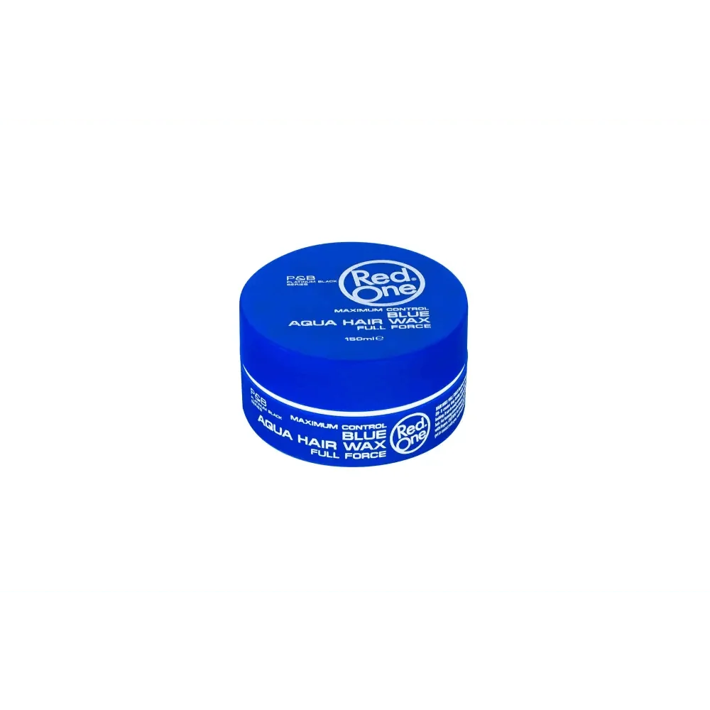 Cera Red One Aqua Hair Wax Blue 150 ml de fijación fuerte en Chile