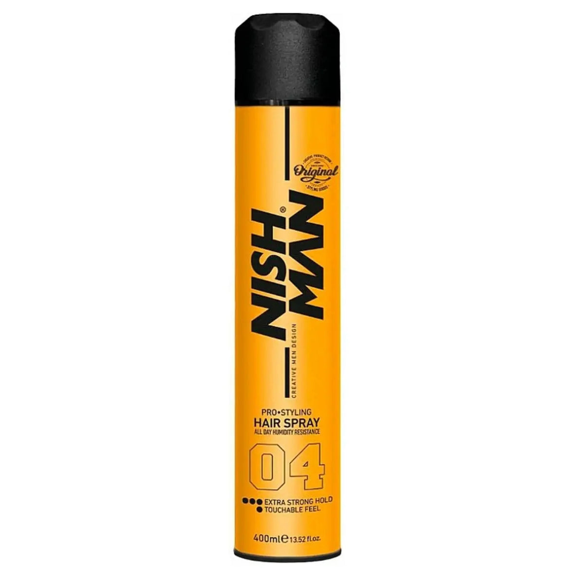 Laca Nish Man Pro Styling Hair Spray 04 Extra Duro de 400 ml para peluquería Chile