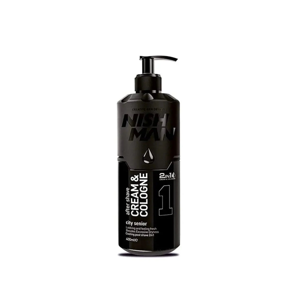 Nish Man N°01 City crema y colonia after shave 2 en 1 de 400 ml para barbería Chile