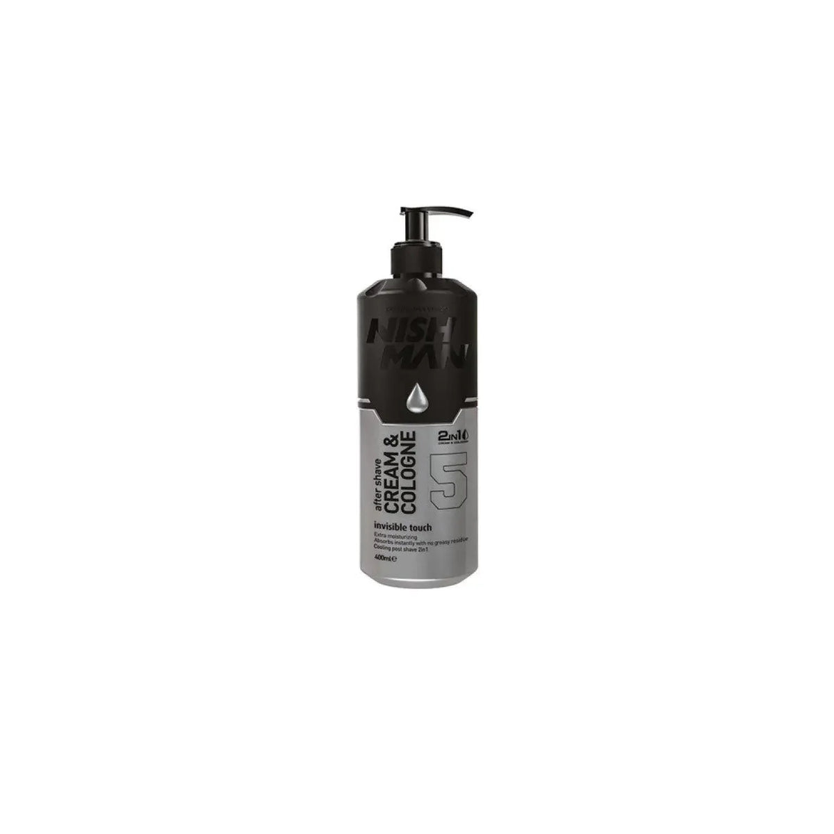 Nish Man N°05 Invisible crema y colonia after shave 2 en 1 de 400 ml Chile