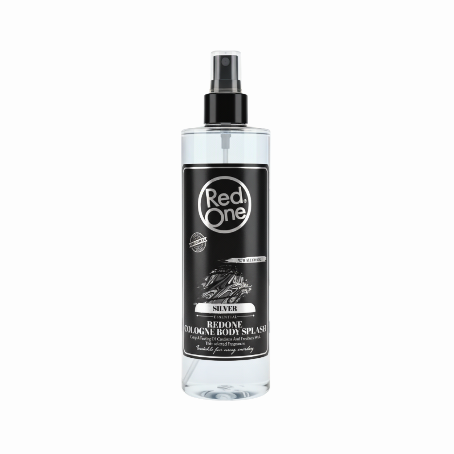 After Shave Colonia Red One Silver 400ml – Frescura y Cuidado Después del Afeitado