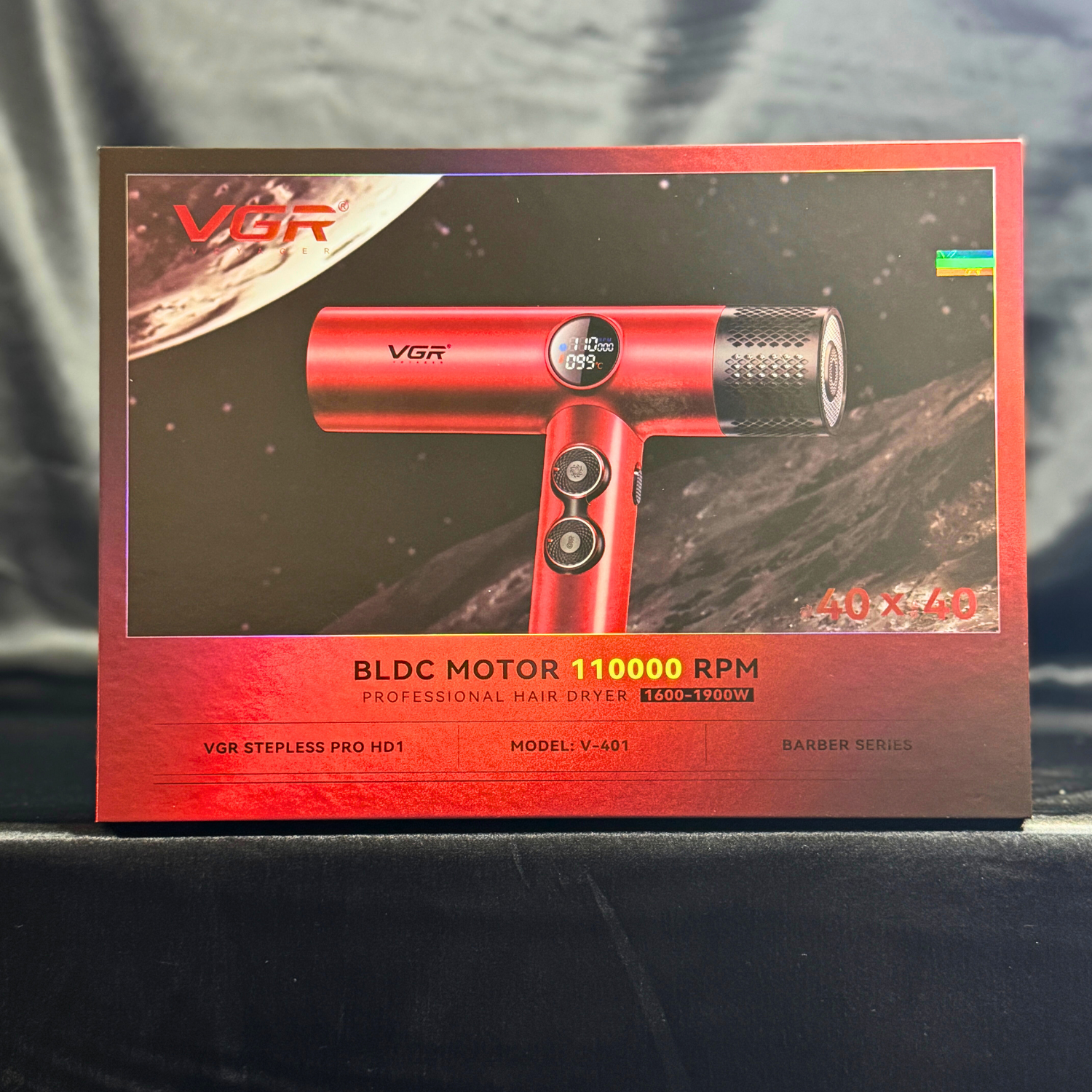 Secador De Pelo VGR Profesional V-401 110000rpm Frío Calor