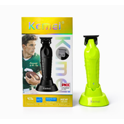Maquina Trimmer Patillera Kemei 2299 Con Base De Carga Verde - siemprecompra