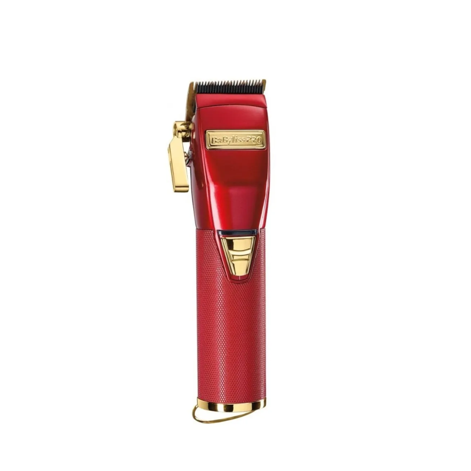 Clipper BaBylissPRO B870 rojo con agarre texturizado y cuchillas de precisión