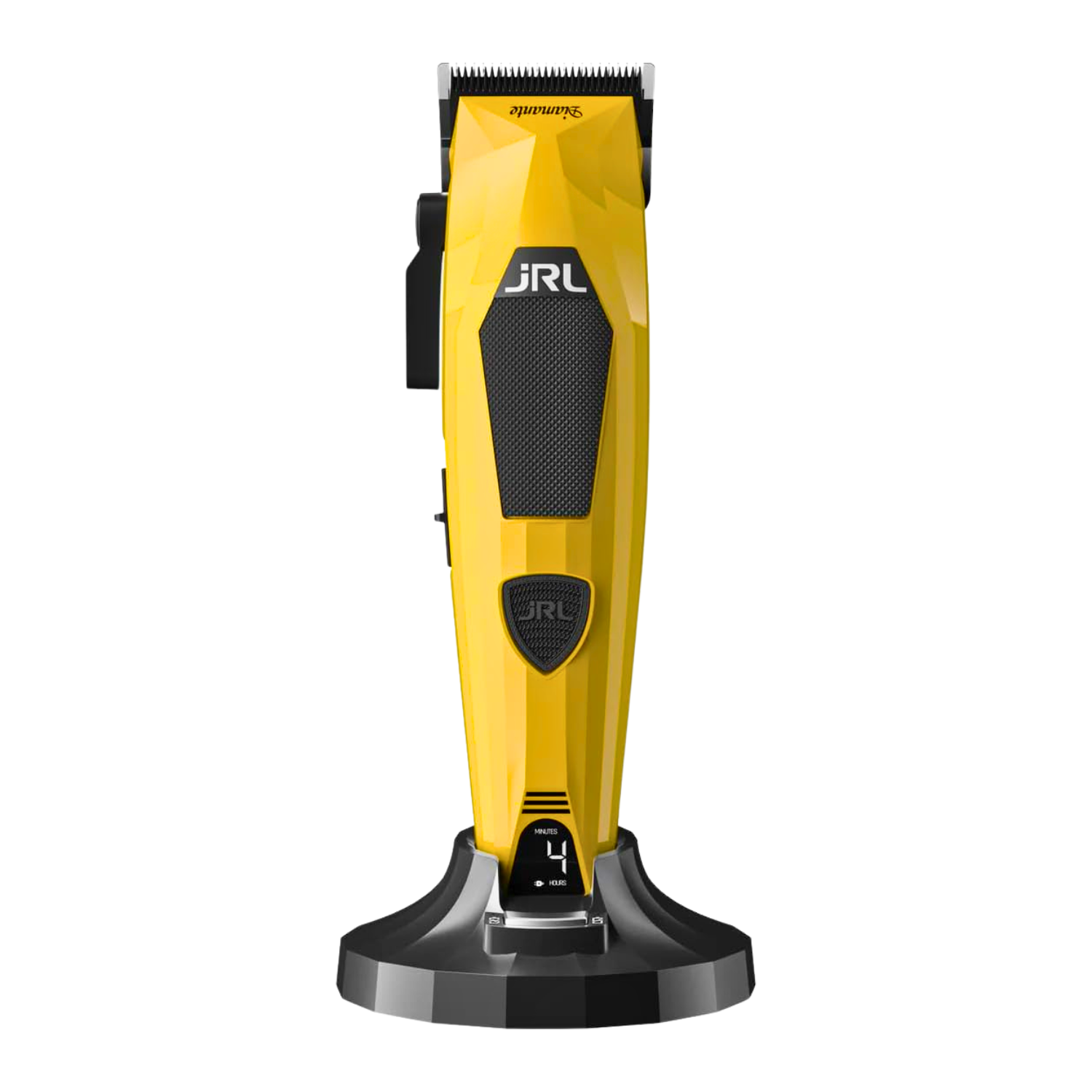 Combo JRL Diamante Máquina Cortapelo Y Patillera Amarillo
