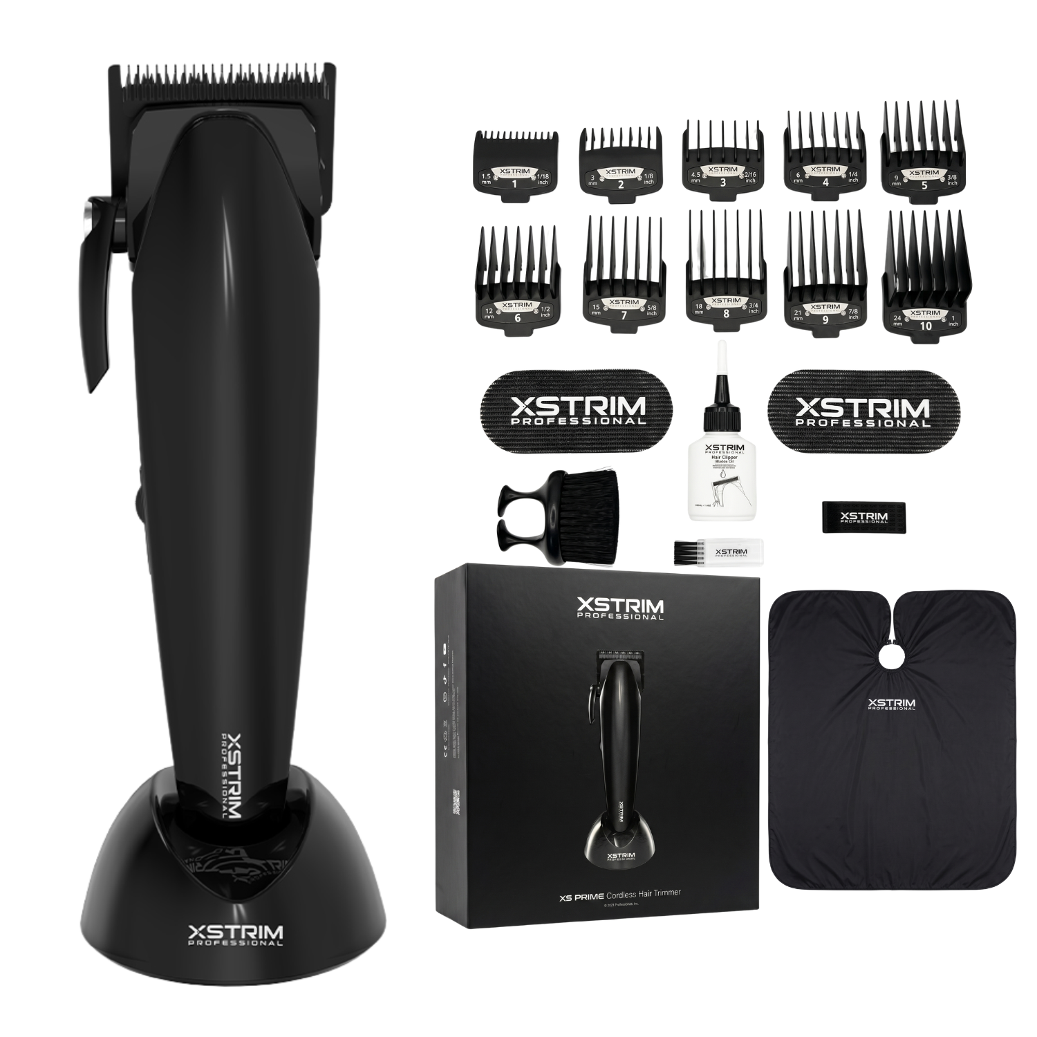 Máquina Cortapelo Profesional Xstrim Prime Negro