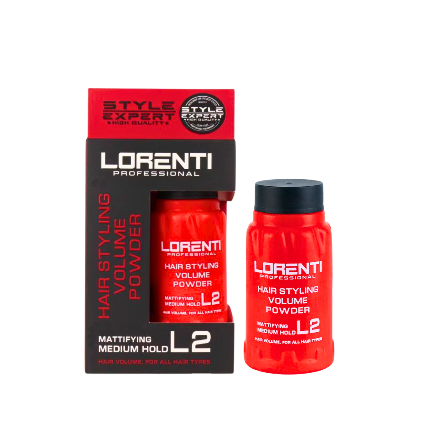 Polvo Texturizador Lorenti Profesional L2 Fijación Media Matte 30ML - siemprecompra