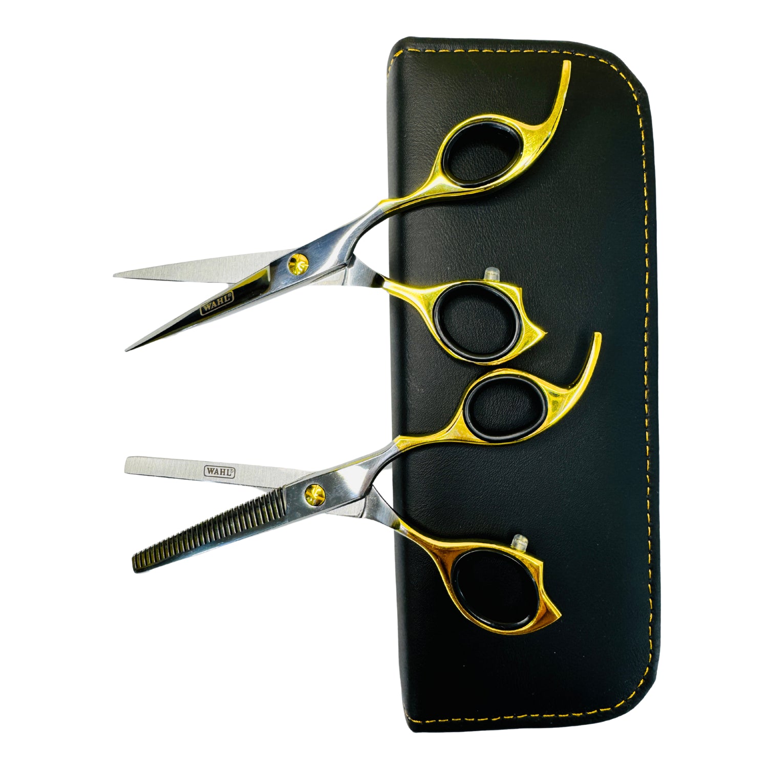 ACCESORIOS BARBERIA - Set Tijeras Wahl Profesionales 6 Filo Navaja Y Esculpidora