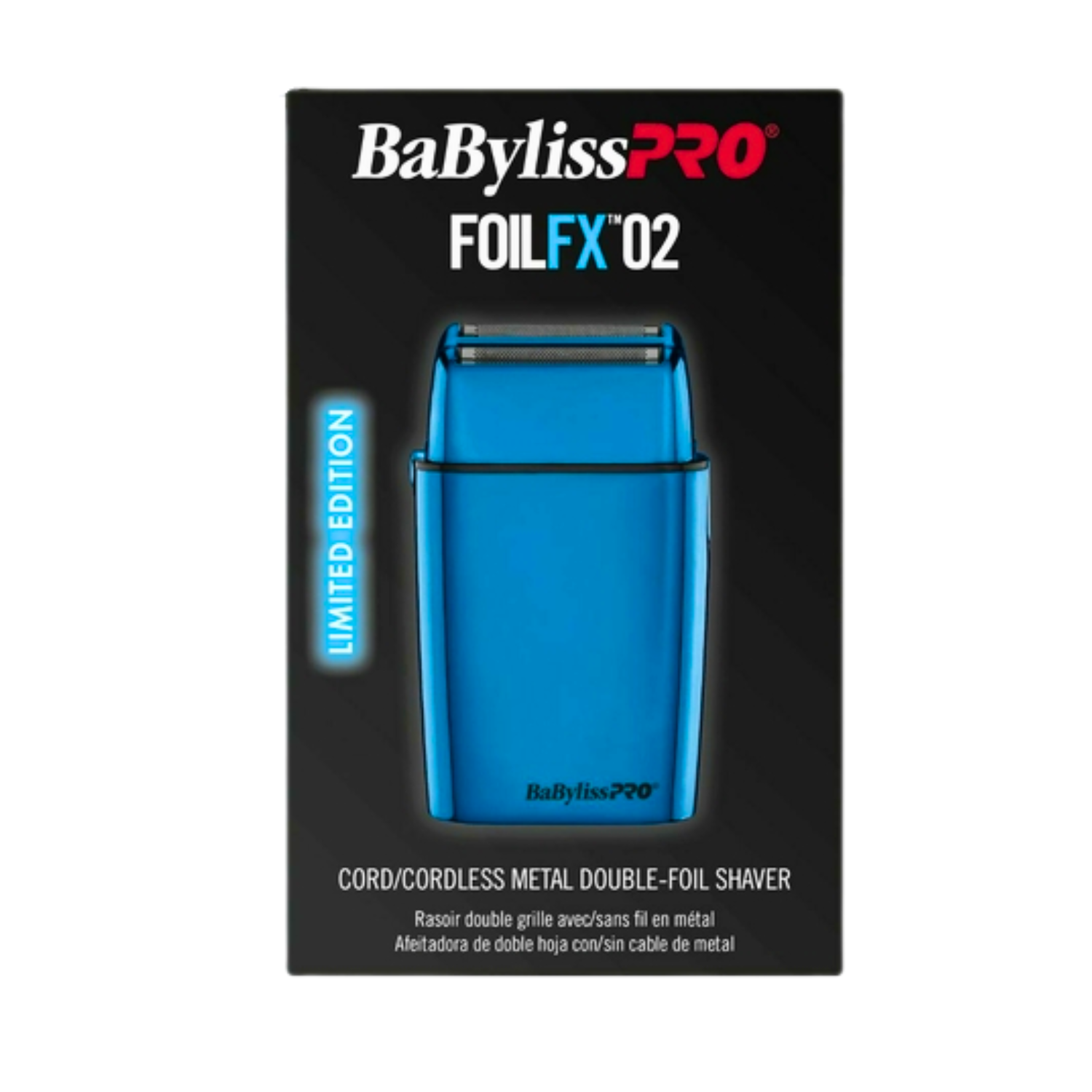 Afeitadora Profesional BaBylissPRO Foil FX02 – Edición Limitada Azul