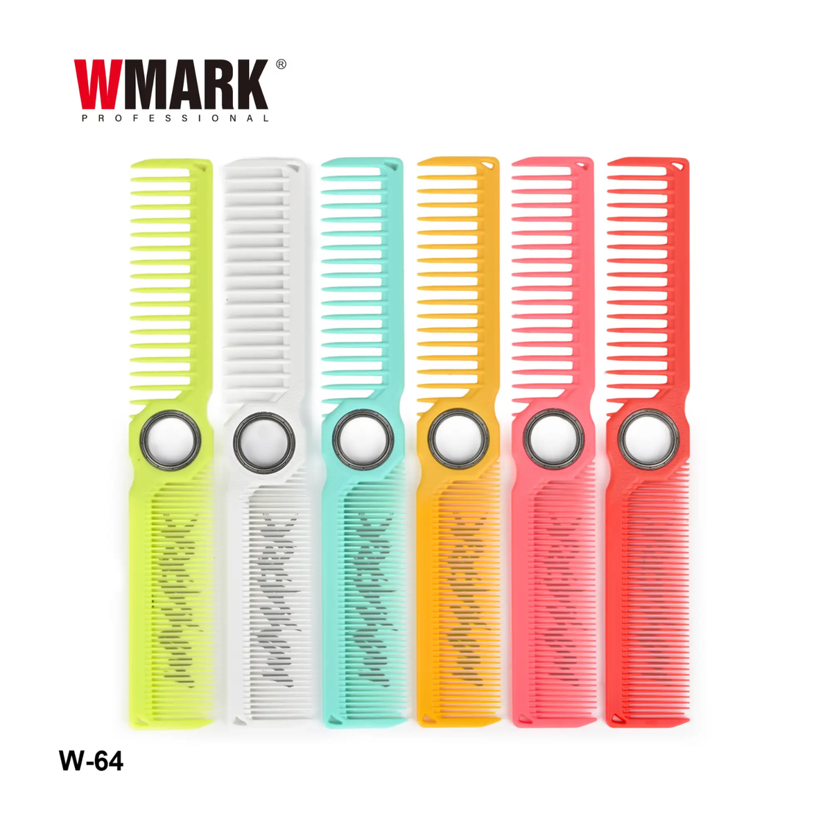 Peineta Giratorio Profesional WMARK W-64 360° de Doble Uso para Barbería