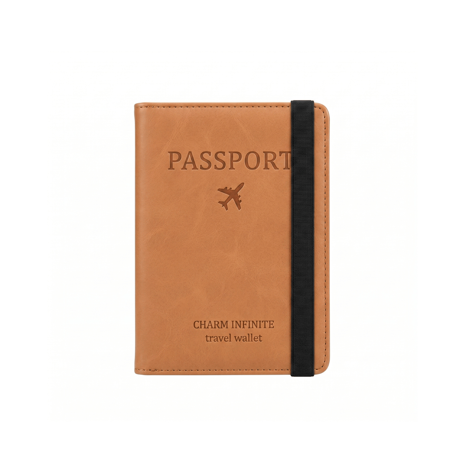 Porta Pasaporte Documentos Funda Protectora Viaje Con Rfid Cafe - siemprecompra