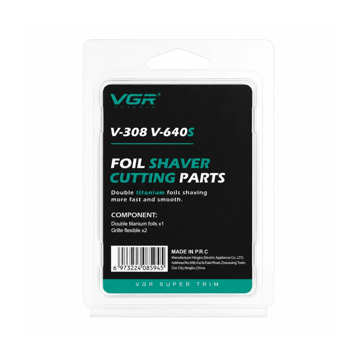 Repuesto Cabezal VGR V-308 V-640S Afeitadora Foil