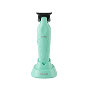 Máquina Patillera Trimmer Kemei KM-2299 Con Base De Carga Celeste - siemprecompra