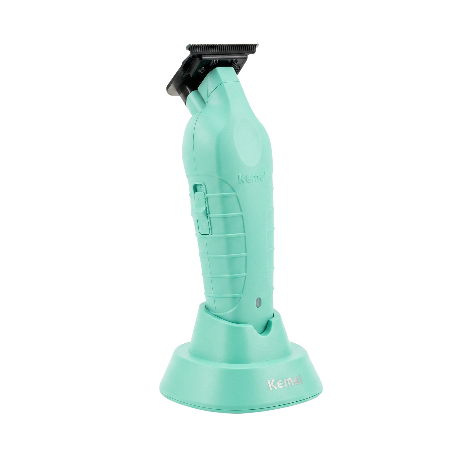 Máquina Patillera Trimmer Kemei KM-2299 Con Base De Carga Celeste - siemprecompra